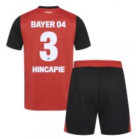 Bayer Leverkusen Piero Hincapie #3 Replika babykläder Hemmaställ Barn 2024-25 Kortärmad (+ korta byxor)